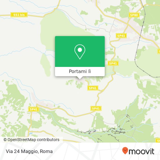 Mappa Via 24 Maggio