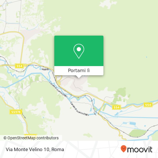 Mappa Via Monte Velino 10