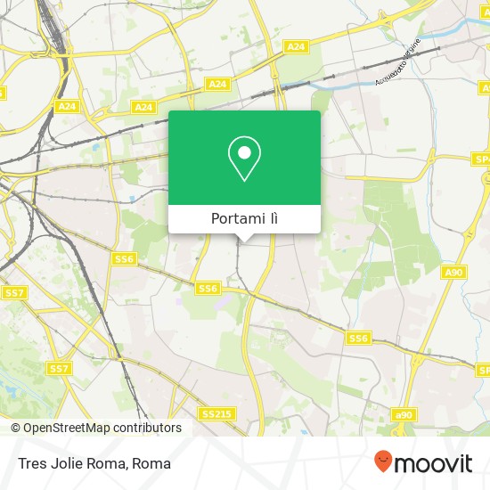 Mappa Tres Jolie Roma