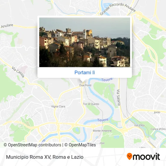 Mappa Municipio Roma XV