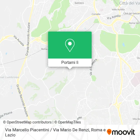 Mappa Via Marcello Piacentini / Via Mario De Renzi
