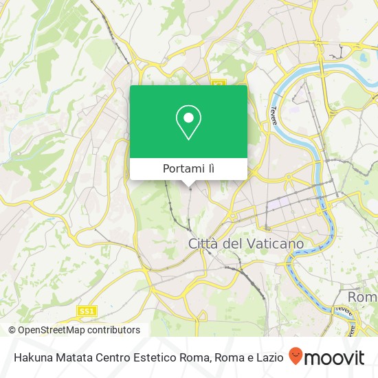 Mappa Hakuna Matata Centro Estetico Roma