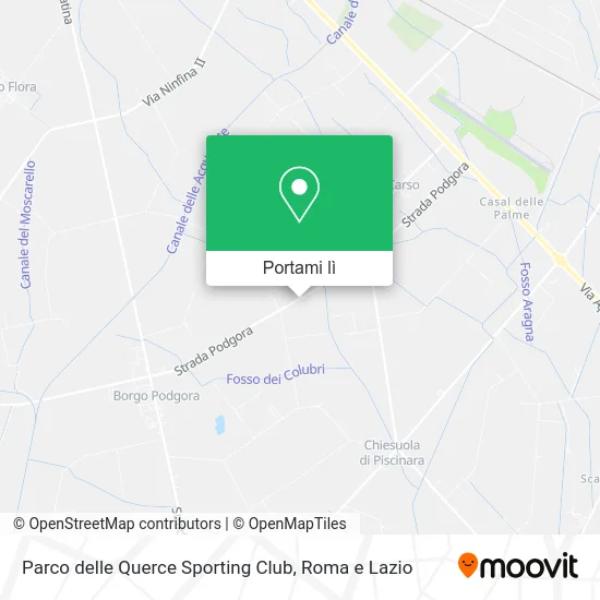 Mappa Parco delle Querce Sporting Club