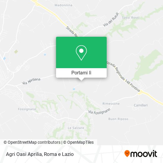 Mappa Agri Oasi Aprilia