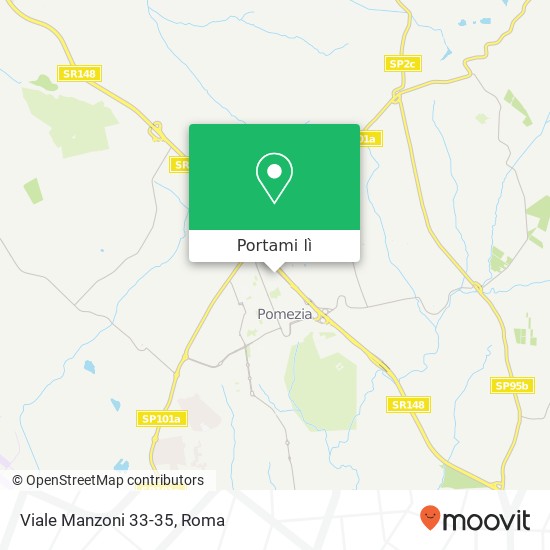 Mappa Viale Manzoni 33-35