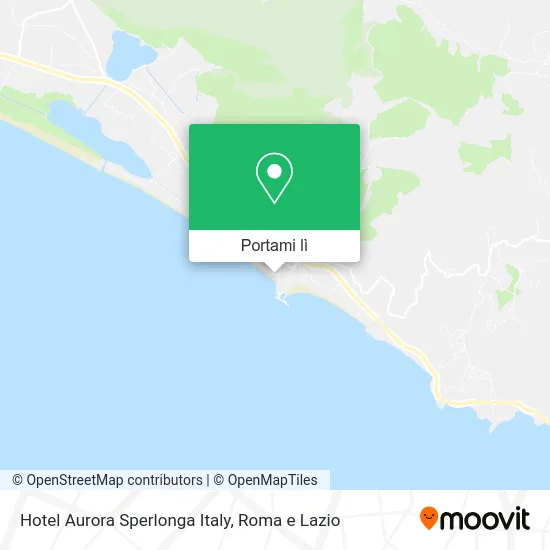 Mappa Hotel Aurora Sperlonga Italy