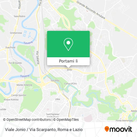 Mappa Viale Jonio / Via Scarpanto