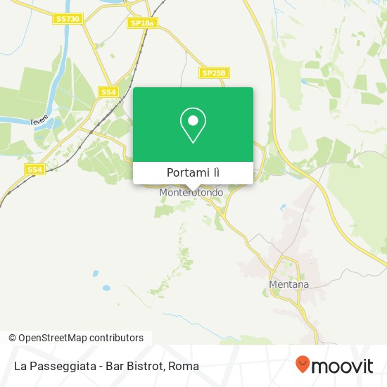 Mappa La Passeggiata - Bar Bistrot