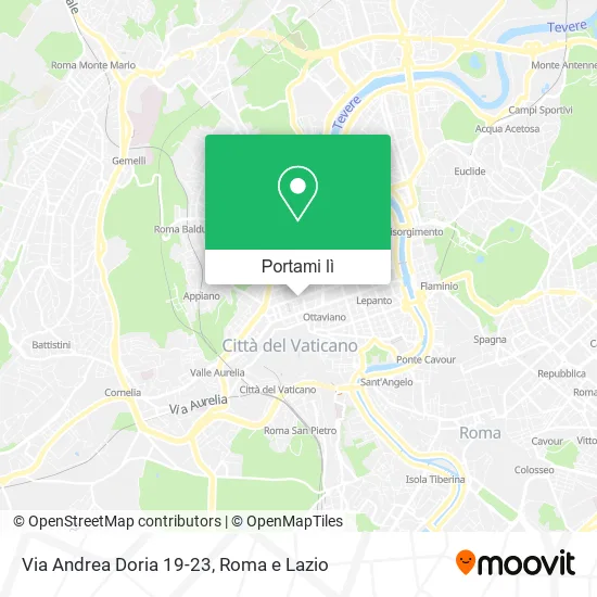 Mappa Via Andrea Doria 19-23