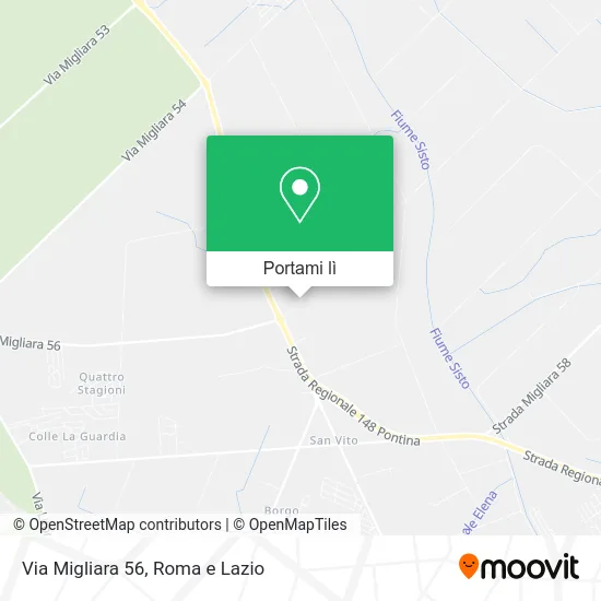 Mappa Via Migliara 56