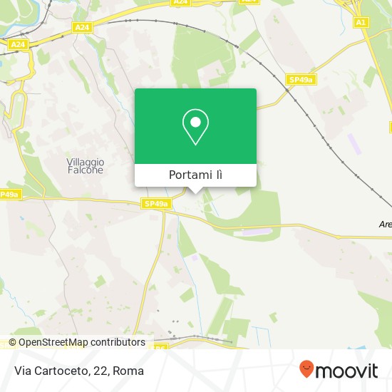 Mappa Via Cartoceto, 22