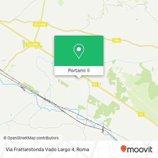 Mappa Via Frattarotonda Vado Largo 4