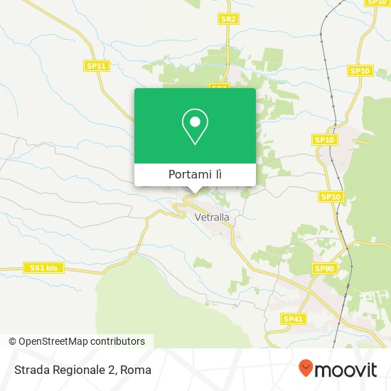 Mappa Strada Regionale 2