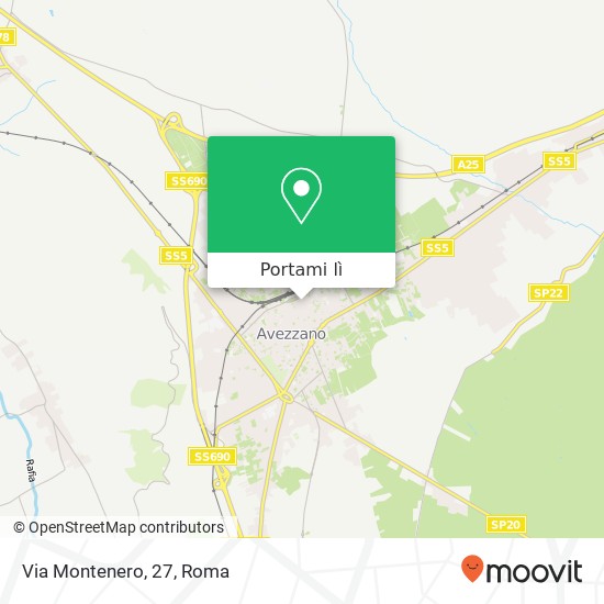 Mappa Via Montenero, 27