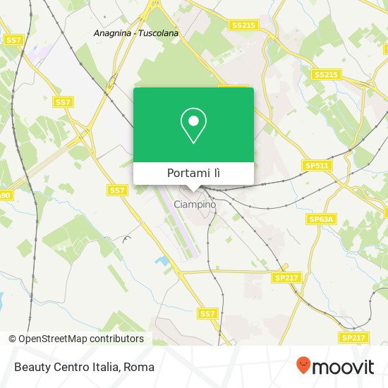 Mappa Beauty Centro Italia