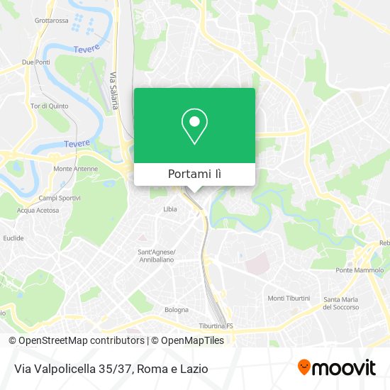 Mappa Via Valpolicella 35/37