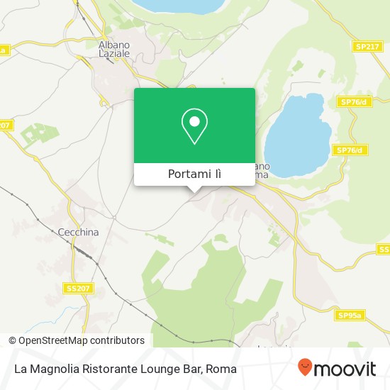 Mappa La Magnolia Ristorante Lounge Bar