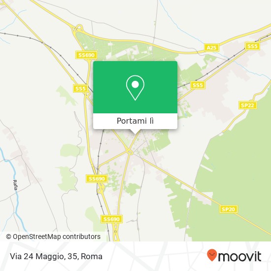 Mappa Via 24 Maggio, 35