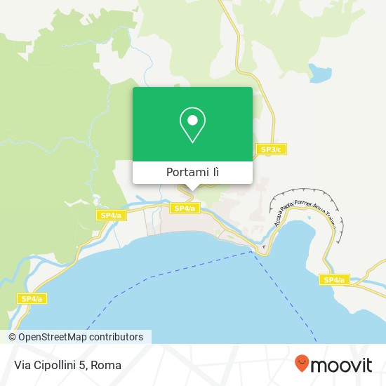 Mappa Via Cipollini 5
