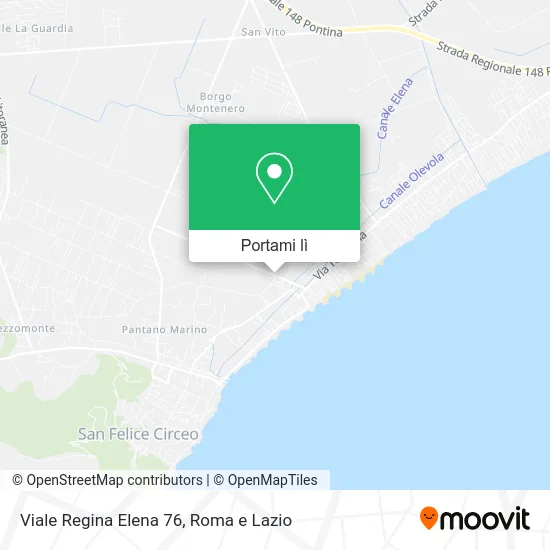 Mappa Viale Regina Elena 76