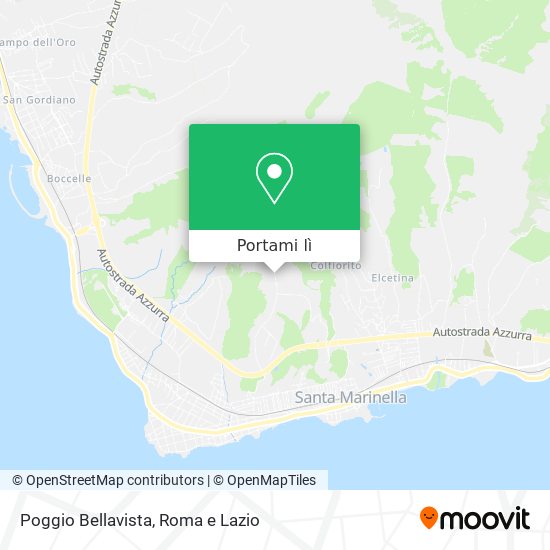 Mappa Poggio Bellavista