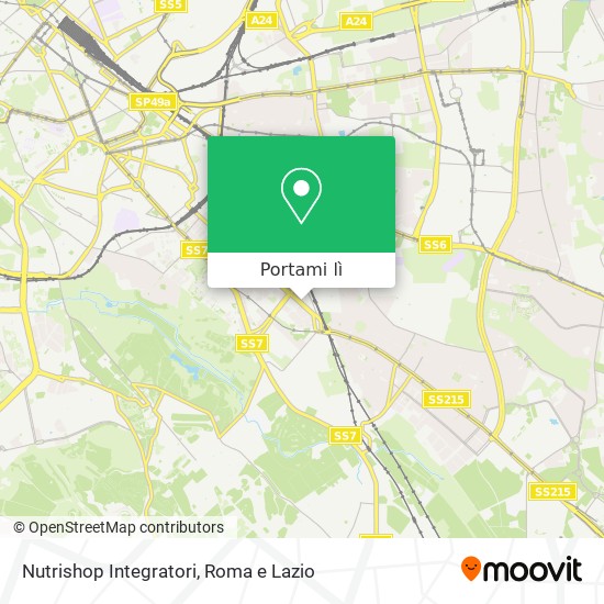 Mappa Nutrishop Integratori