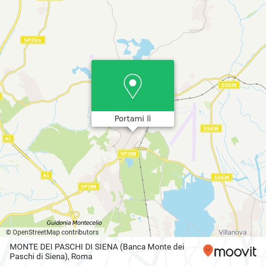 Mappa MONTE DEI PASCHI DI SIENA (Banca Monte dei Paschi di Siena)