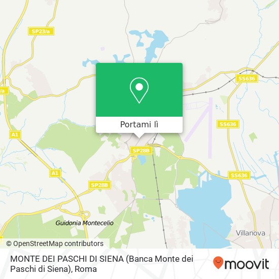 Mappa MONTE DEI PASCHI DI SIENA (Banca Monte dei Paschi di Siena)