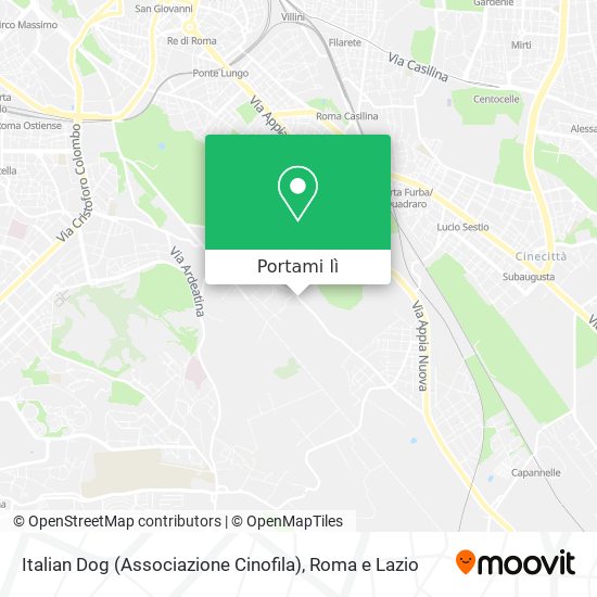 Mappa Italian Dog (Associazione Cinofila)