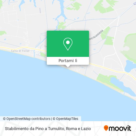 Mappa Stabilimento da Pino a Tumulito