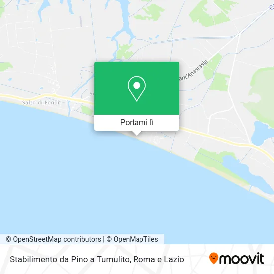 Mappa Stabilimento da Pino a Tumulito
