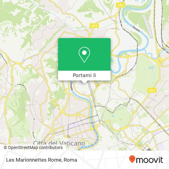 Mappa Les Marionnettes Rome