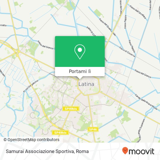 Mappa Samurai Associazione Sportiva