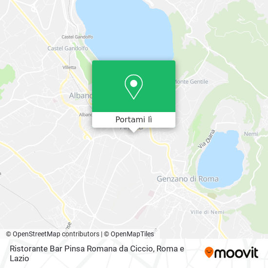Mappa Ristorante Bar Pinsa Romana da Ciccio