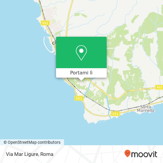 Mappa Via Mar Ligure