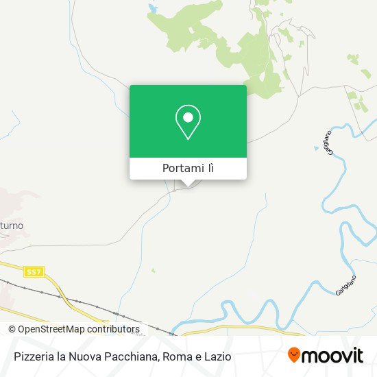 Mappa Pizzeria la Nuova Pacchiana