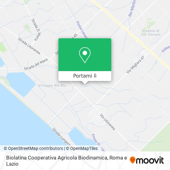 Mappa Biolatina Cooperativa Agricola Biodinamica