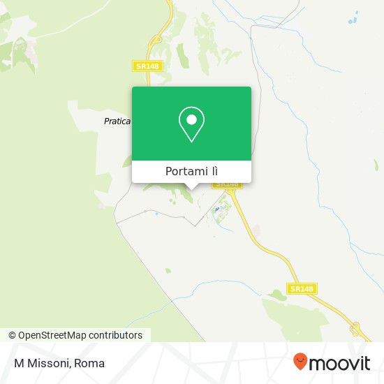 Mappa M Missoni, Via del Ponte del Figurone 00128 Roma