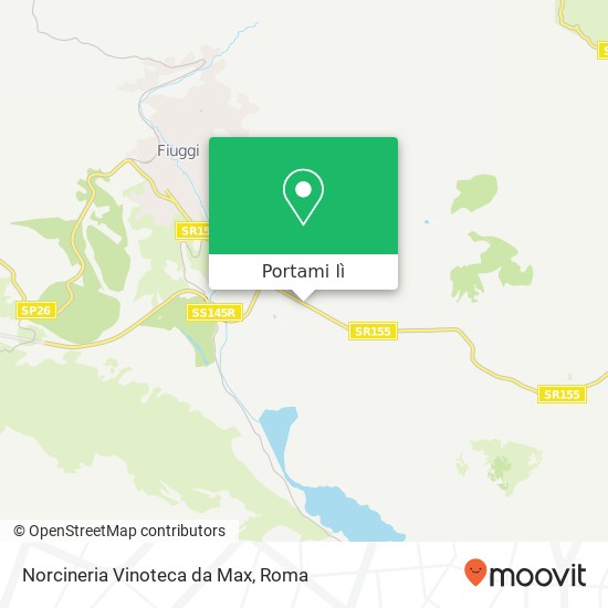 Mappa Norcineria Vinoteca da Max, Strada Regionale di Fiuggi 03010 Torre Cajetani