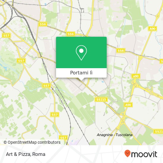 Mappa Art & Pizza, Via Tuscolana 00175 Roma