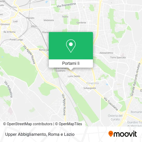 Mappa Upper Abbigliamento