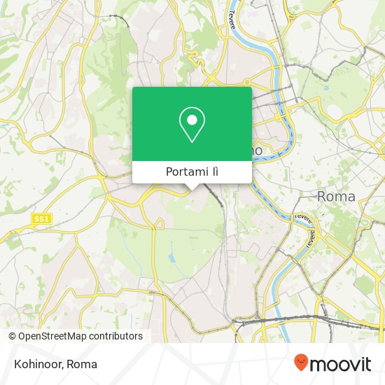 Mappa Kohinoor, Via della Cava Aurelia, 32 00165 Roma