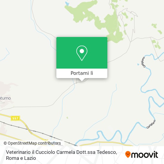 Mappa Veterinario il Cucciolo Carmela Dott.ssa Tedesco