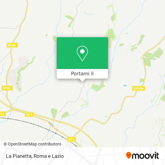 Mappa La Pianetta