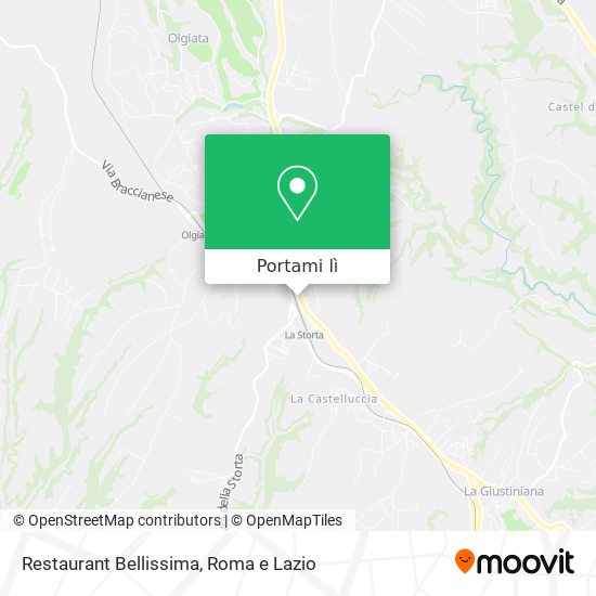 Mappa Restaurant Bellissima