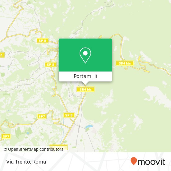 Mappa Via Trento