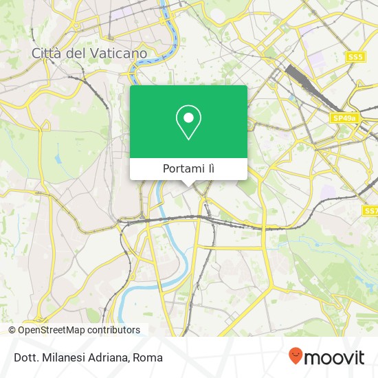 Mappa Dott. Milanesi Adriana