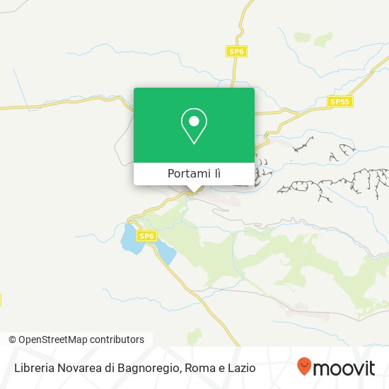 Mappa Libreria Novarea di Bagnoregio