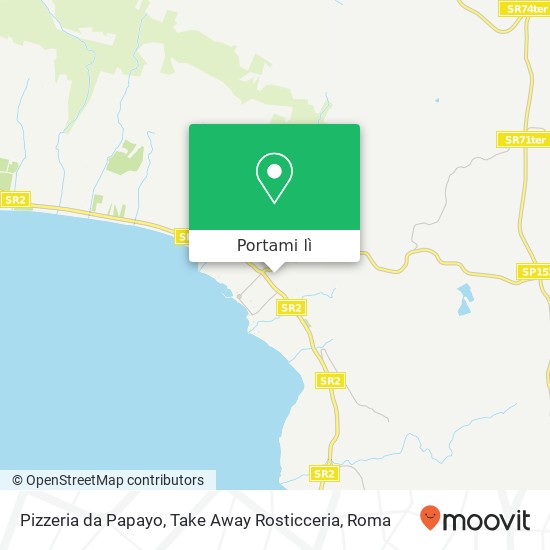 Mappa Pizzeria da Papayo, Take Away Rosticceria, Corso della Repubblica, 57 01023 Bolsena