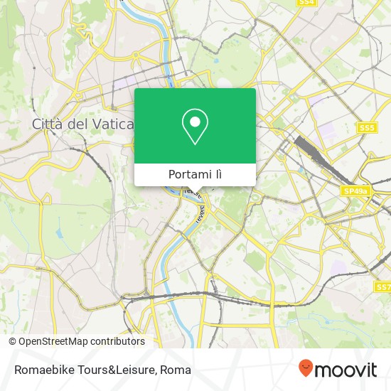 Mappa Romaebike Tours&Leisure